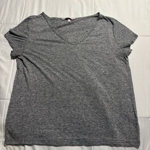 Victoria's Secret Heather Gray V-Neck Tee